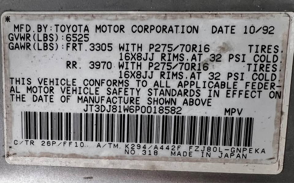 1993 Toyota Land Cruiser in Granite Falls, WA (photo 3) — photo 3