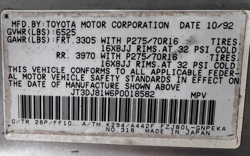 1993 Toyota Land Cruiser in Granite Falls, WA (photo 3) — photo 3