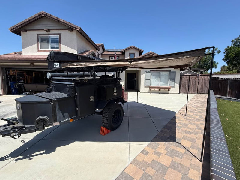 Rhino Rack 270 Awning with built in dual LED lighting (white and/or amber) and all Walls in Winchester, CA (photo 5) — photo 5