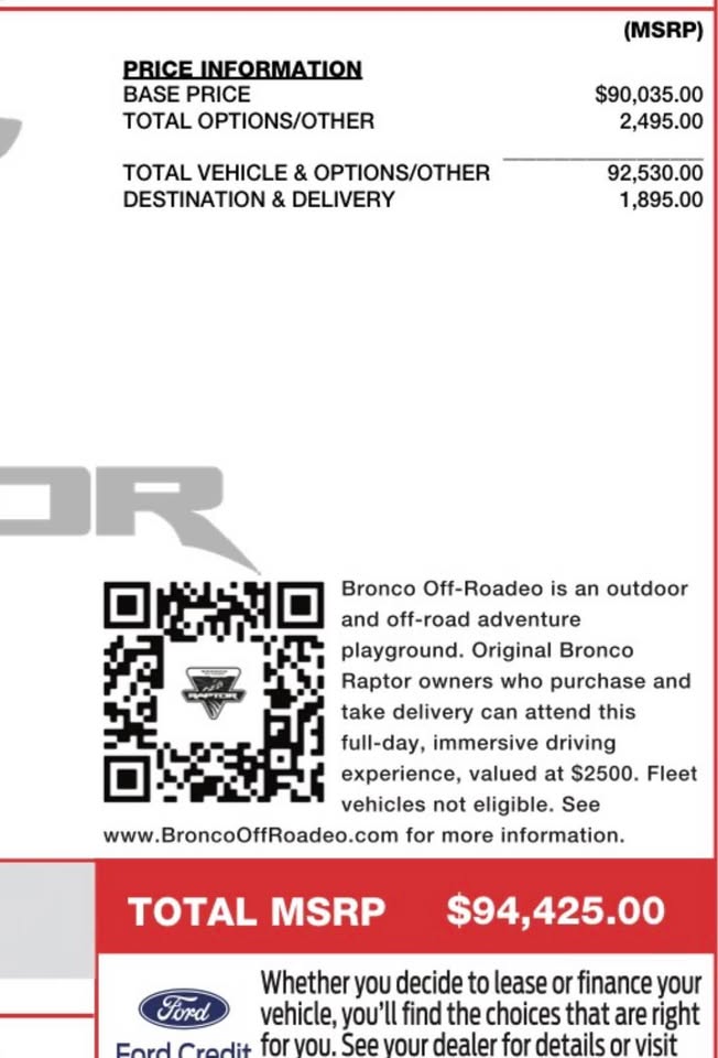 2024 Ford Bronco Raptor (photo 10) — photo 10