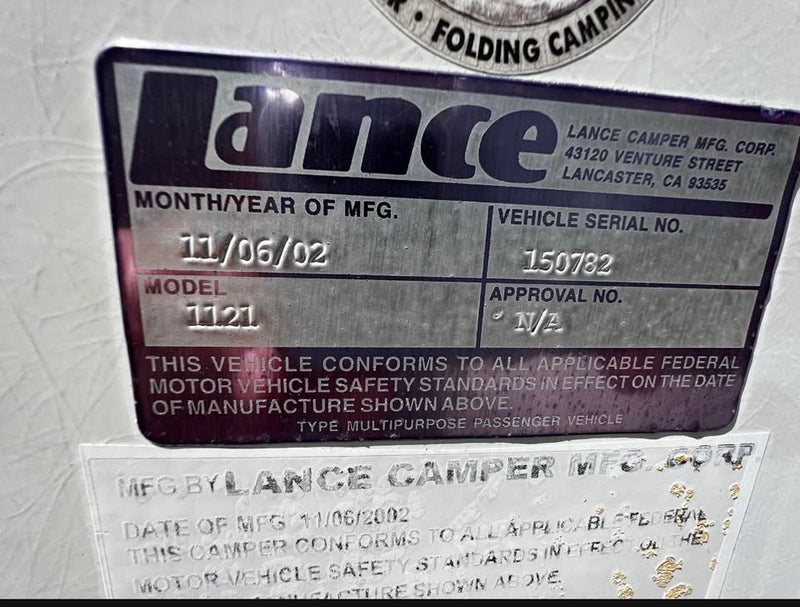 Lance Camper in Moreno Valley, CA (photo 4) — photo 4