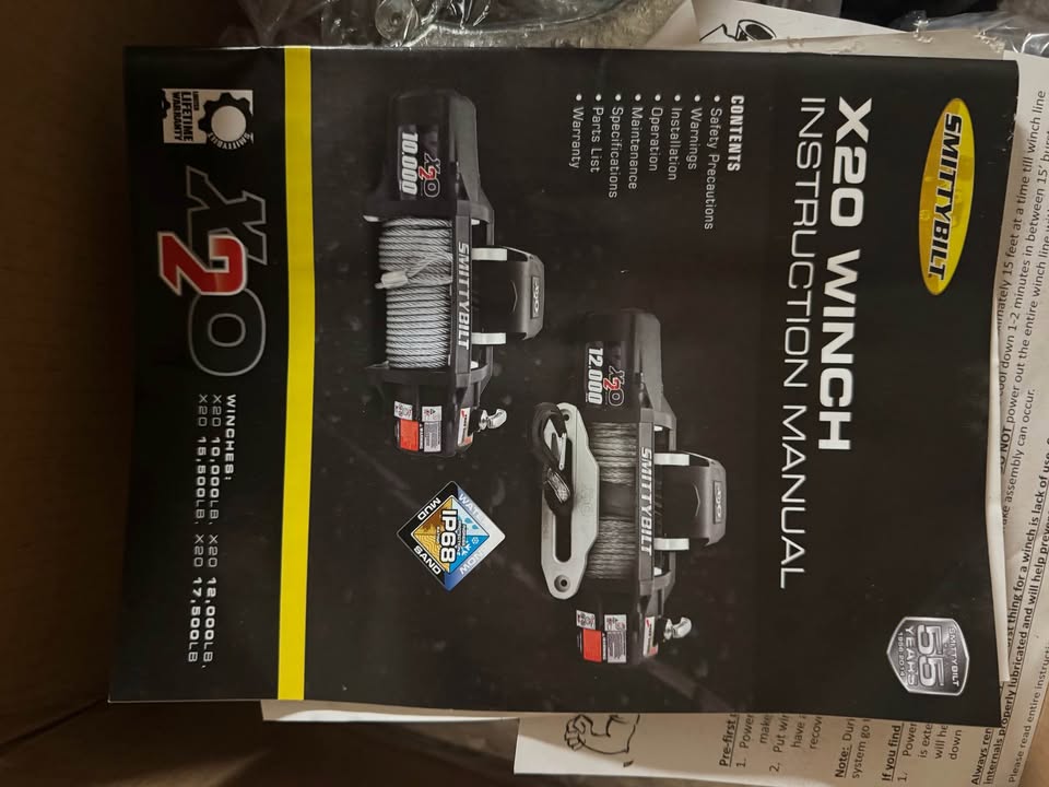 Smittybilt X2O 17,500 lb Waterproof Winch — NEW IN SEALED BOX in New Hope, PA (photo 4) — photo 4