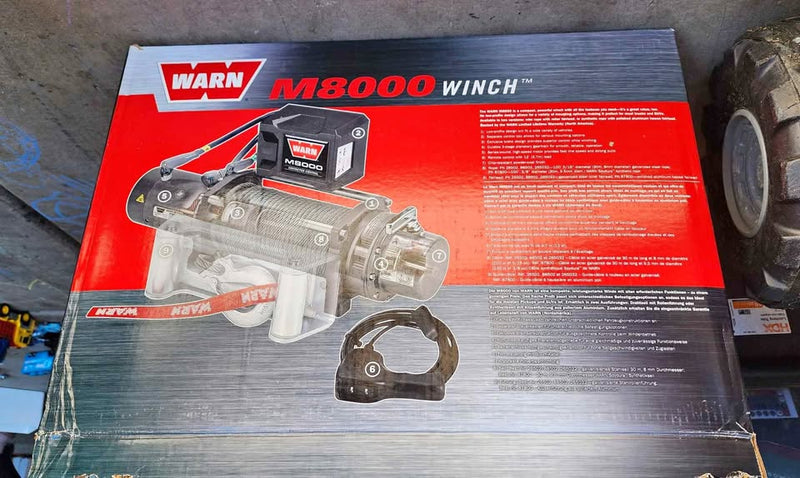 Warn M8000 winch in Queen Creek, AZ (photo 1) — photo 1