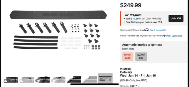 Rhino Rack Wind Fairing (Large) — photo 2