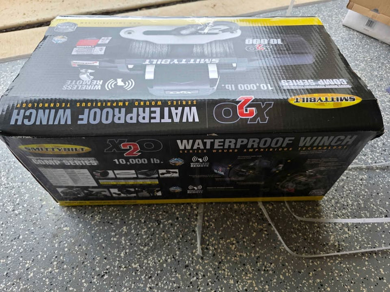 10K Waterproof Winch – Synthetic Rope – Brand New (photo 3) — photo 3