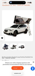 Roofnest Condor Overland Large Rooftop Hardshell Car Tent