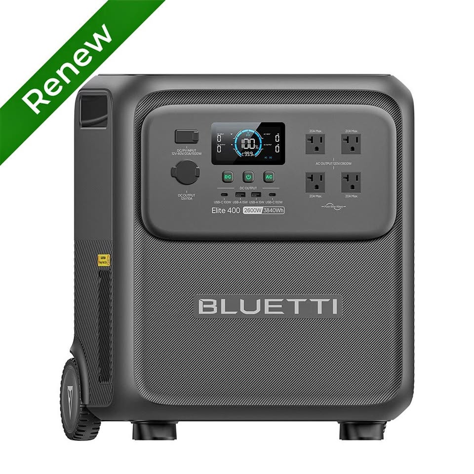 Bluetti Elite 400 3840wh 2600w Portable Power Station For Home Backup Outdoors in Citrus Heights, California (photo 1)