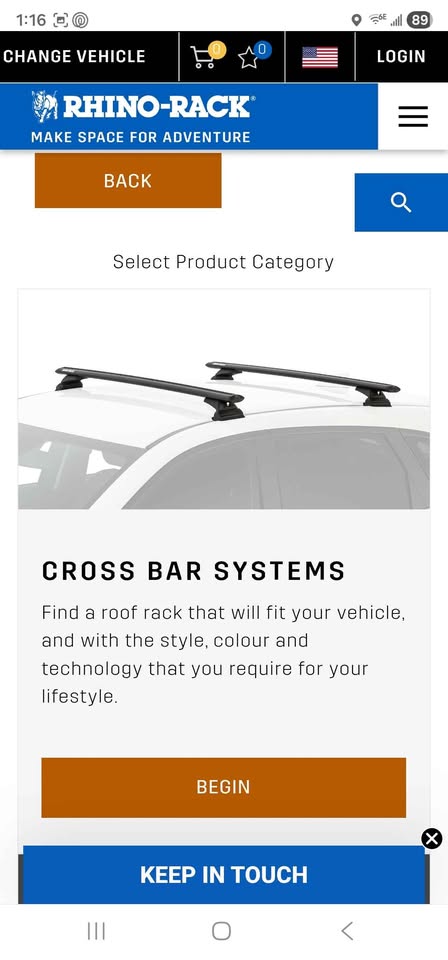 Rhino-Rack Roof Rack Cross Bar in Lacey, WA (photo 8)