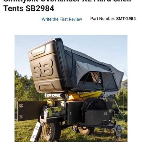 Smittybilt Overland XL Hard Shell Tent SMB2984