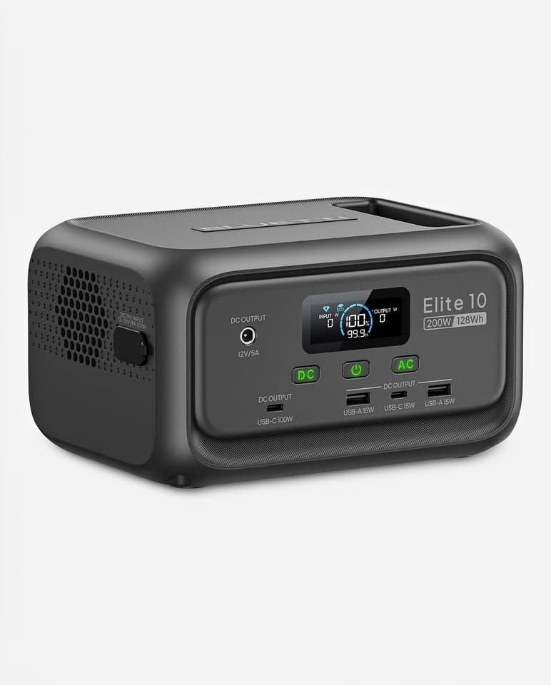 Bluetti Elite 10 128wh 200w Portable Power Station Solar Generator Ups Backup in Citrus Heights, California (photo 1) — photo 1