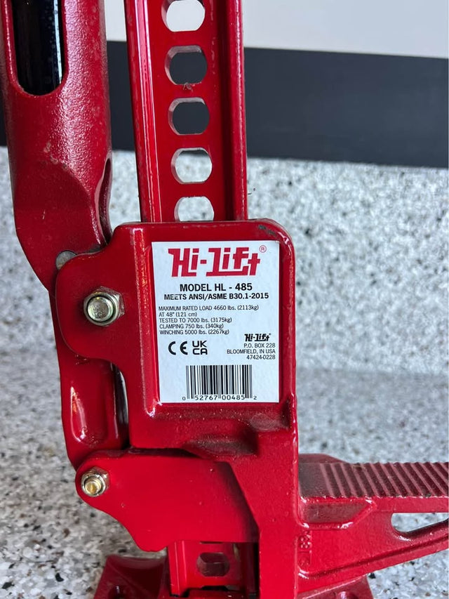 Hi-Lift Jack Co. 48" All Cast Jack, Red - HL-485 — photo 2