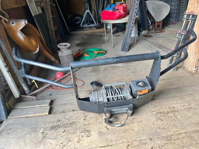 Warn 12,000 lb Winch with Brush Guard in Pickerington, OH (photo 1) — photo 1