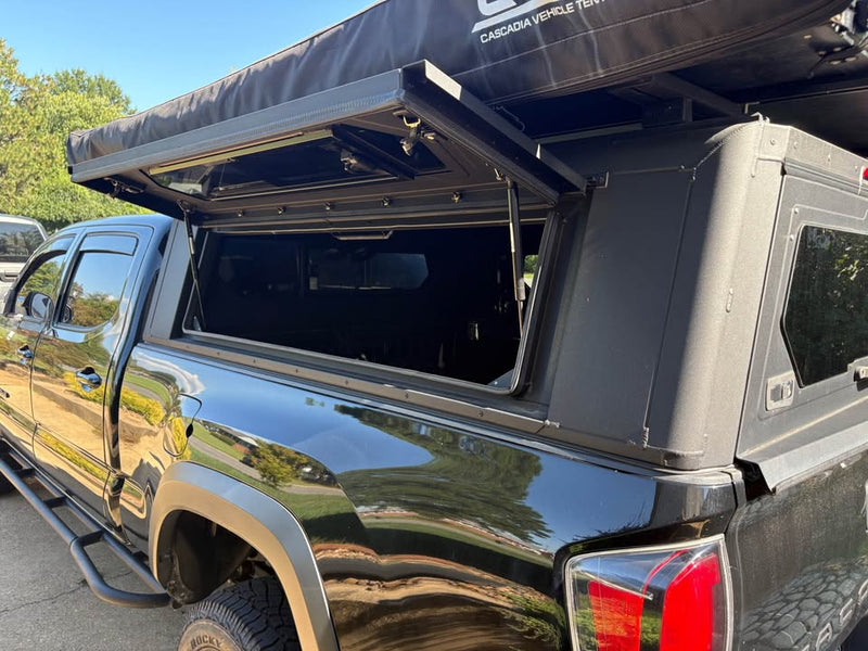 Alu Cab 6’ Contour Canopy with windows for ”3rd Gen Tacoma in Henrico, VA (photo 3) — photo 3