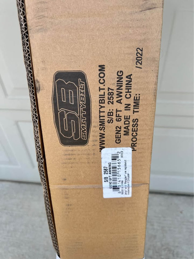 Smittybilt 2587 6” awning — photo 3