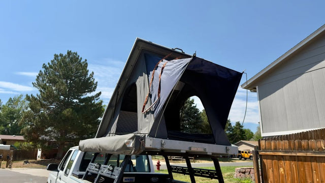 Alu-Cab RTT & 270 Shadow Awning on 18" RCI bedrack — photo 2