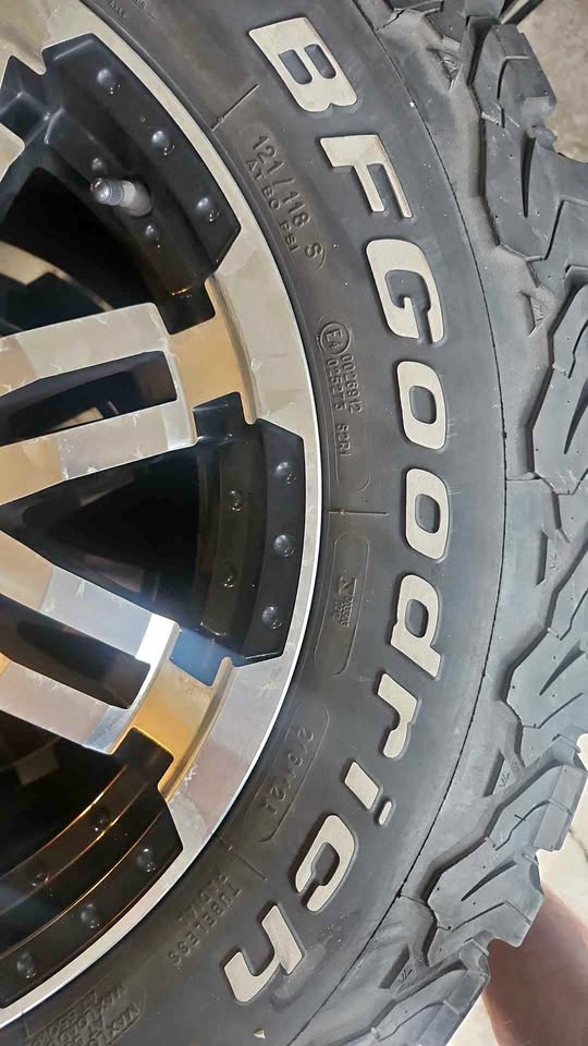 Full set of BFGoodrich All-Terrain T/A KO2 Tires on Vision Wheels in Antwerp, OH (photo 1)