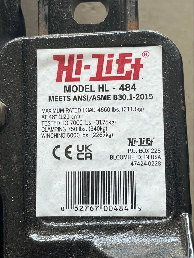 Hi-Lift Jack (md# HL-484) — photo 2