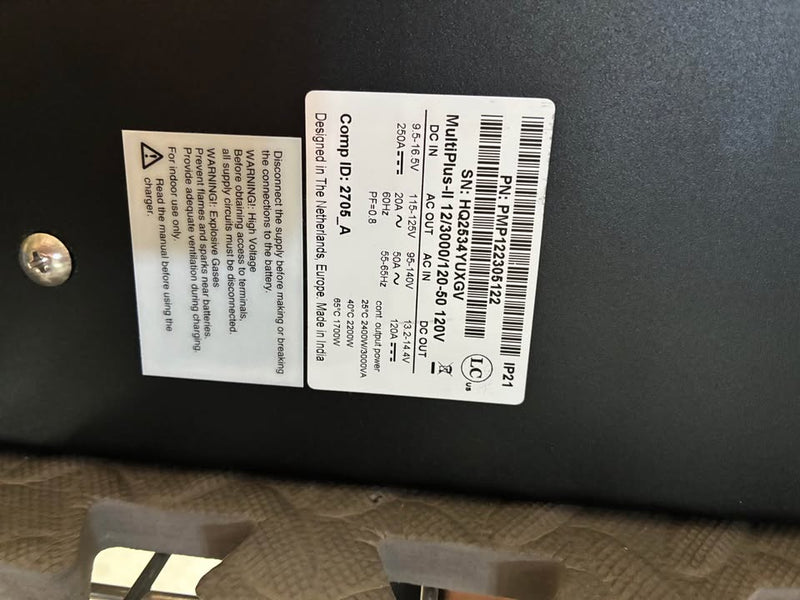 Victron Energy MultiPlus-II 12/3000/120-50 Inverter Charger (photo 3) — photo 3
