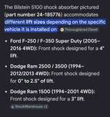 Bilstein shocks 2-4" lifted F250/350 trucks in Tucson, AZ (photo 7)