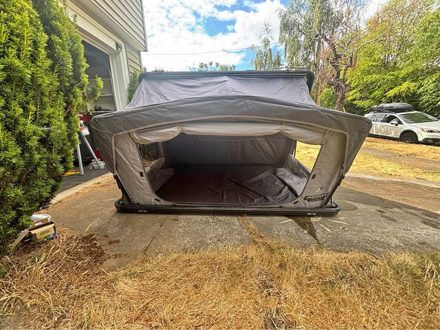 FreeSpirit Recreation Odyssey 55” Hard Shell Rooftop Tent + Rack in St Helens, OR (photo 1)