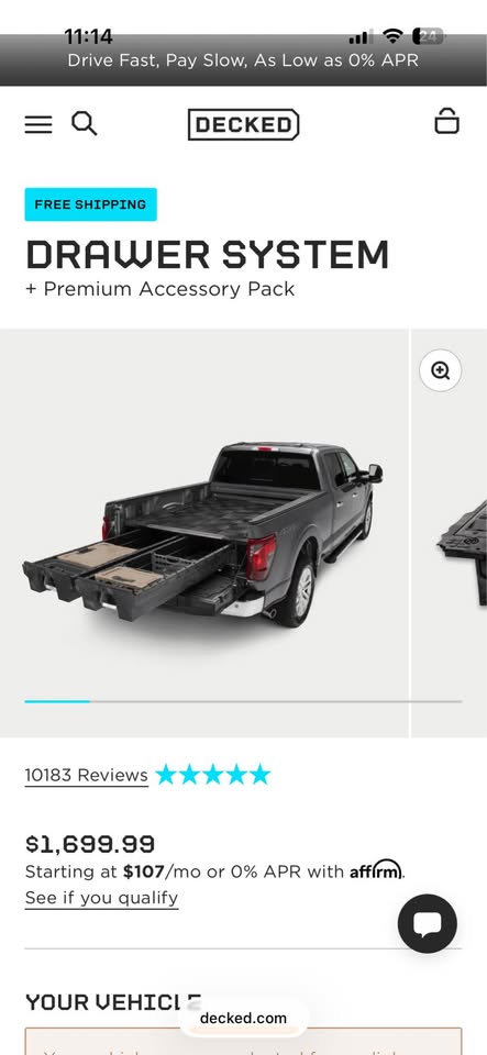 Decked Drawer System F250 w/ 8ft Cargo Box in San Antonio, TX (photo 2) — photo 2