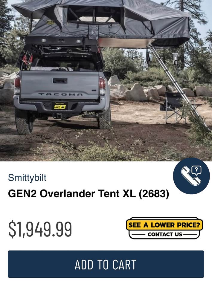 Smittybilt GEN2 Overlander Tent XL w/canopy in Pleasant Grove, UT (photo 9) — photo 9