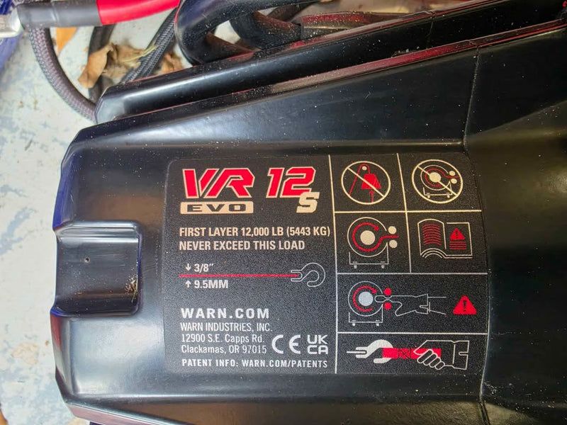 Warn VR EVO 12S, Factor 55 ultrahook and fairlead 1.0, Res-Q tree saver strap in Cypress, TX (photo 6) — photo 6