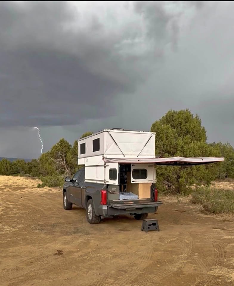 2024 Pop up truck camper, OVRLND brand with 2000w solar electrical system in Missoula, MT (photo 1)