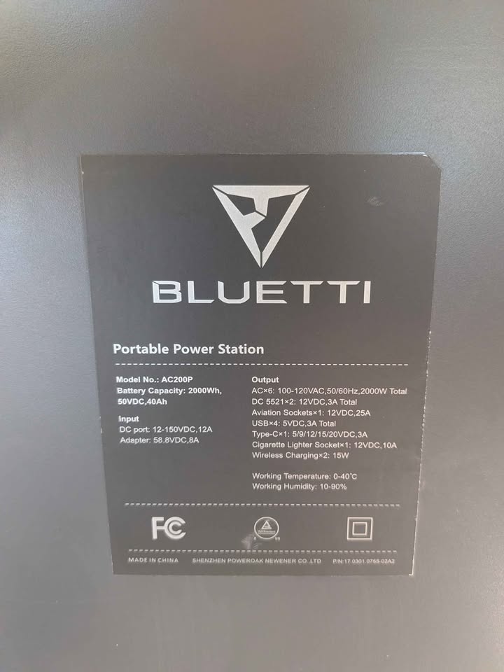 Bluetti AC200P Portable Power Station in San Jose, CA (photo 7)