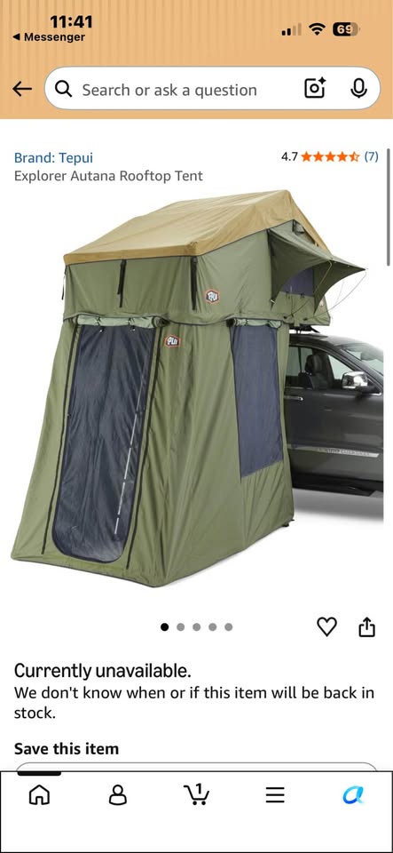 Tepui roof top tent Autana version in Leoma, TN (photo 2) — photo 2