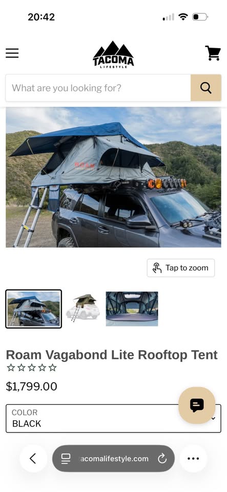 Roam Vagabond Lite Rooftop Tent (photo 5) — photo 5
