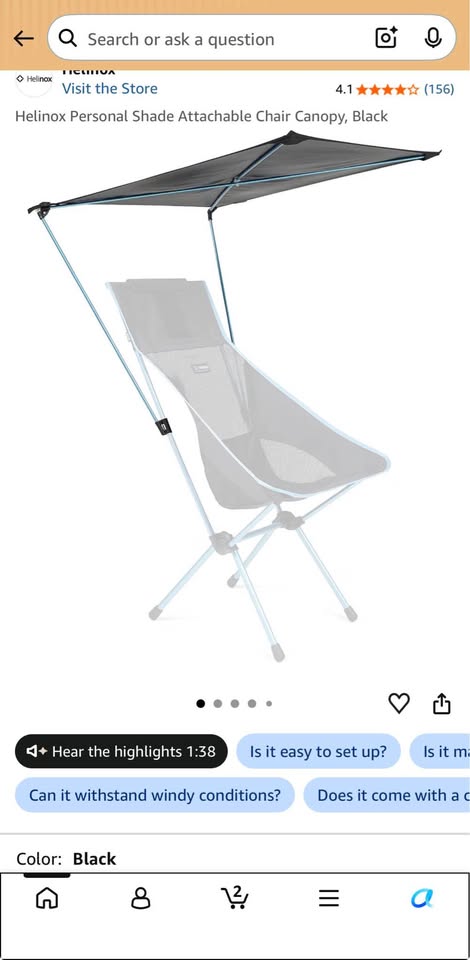 Helinox Playa Chair in Orange, CA (photo 4) — photo 4