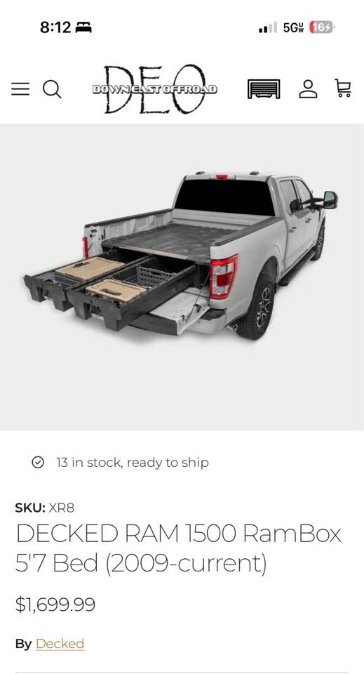 Ram Decked System for 5’7” bed in Kalispell, MT (photo 3)