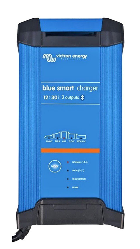 Victron Energy Blue Smart Ip22 Charger 12/30(3) 120v Nema 5
