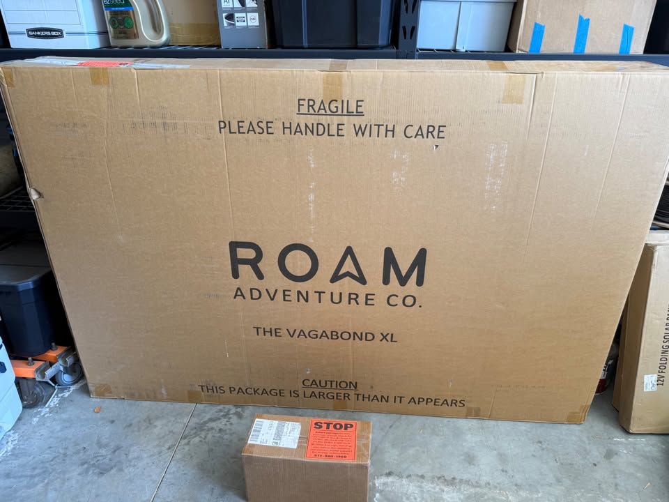 NEW IN BOX 2023 Roam Vagabond XL Black Edition Rooftop Tent - Never Installed in Meridian, ID (photo 2)