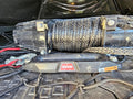 Warn Winch with Synthetic line and fairlead