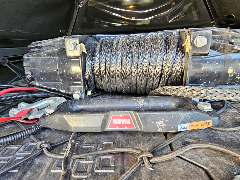 Warn Winch with Synthetic line and fairlead in Carson City, NV (photo 1)