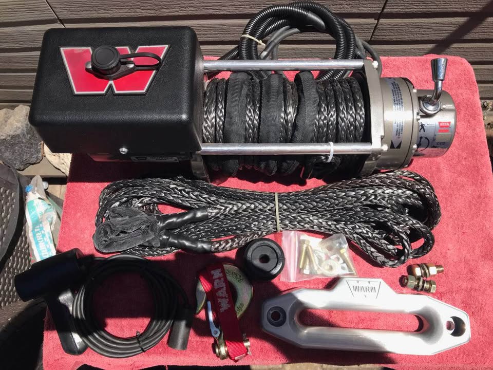 Warn M8000 Winch with Synthetic Rope and 25’ Rope Extension in Salinas, CA (photo 7) — photo 7