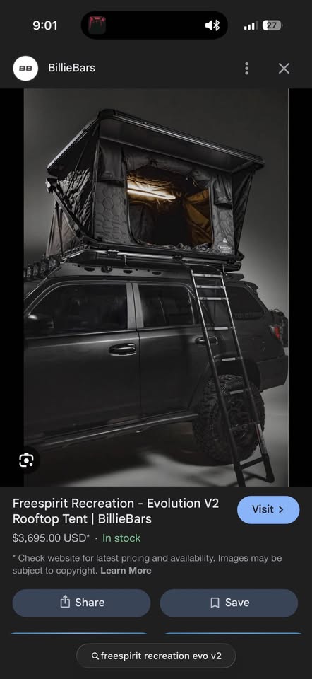 Freespirit Recreation Evo V2 Rooftop Tent in Jackson, WY (photo 8) — photo 8