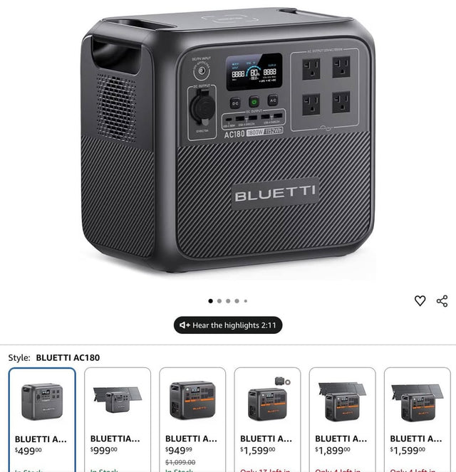Bluetti AC180 Power Stations — photo 2