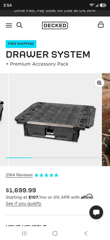 DECKED Drawer System + Premium Accessory Pack. 2025 tacoma short bed — photo 2