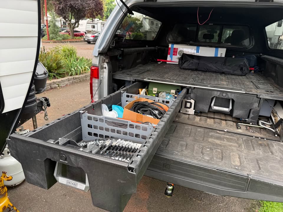 Decked drawer bed system. Fits F-250 short/regular bed. (81.9in) in Portland, OR (photo 2) — photo 2
