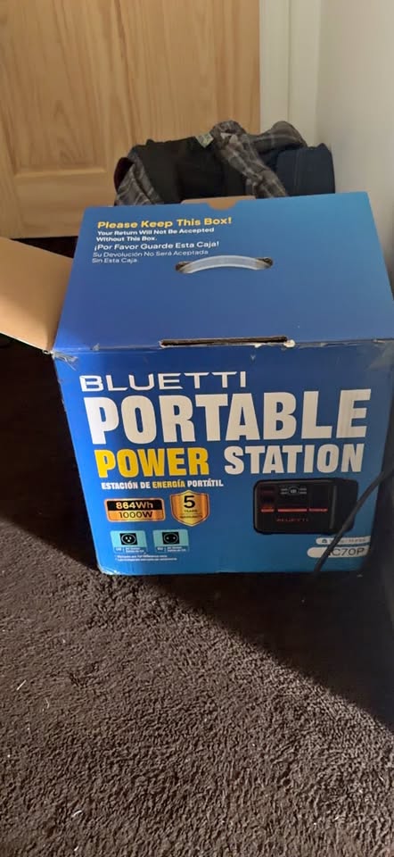 BLUETTI Portable Power Station C70P in McKeesport, PA (photo 1)
