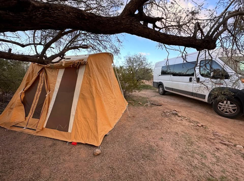 Springbar Traveler 10’ x 10’ Canvas Tent — Excellent / Like-New Condition in Tucson, AZ (photo 2) — photo 2