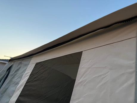 Springbar FAMILY CAMPER Canvas Tent 10x14 kodiak flexbow white duck coleman gazelle wall tent in Manteca, CA (photo 9)
