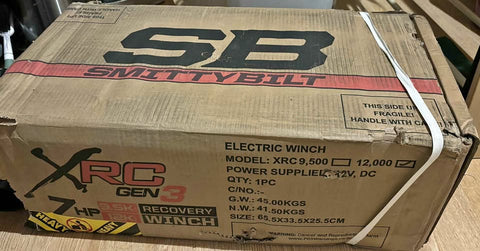 Brand New XRC Gen 3 12,000lb Winch, Synthetic Rope