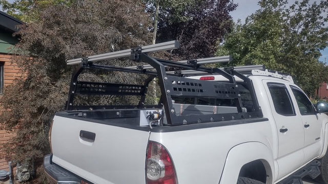 Overland Vehicle Systems OVS Discovery Bed Rack - Mid-Size, Short Bed - Tacoma - Gladiator — photo 3