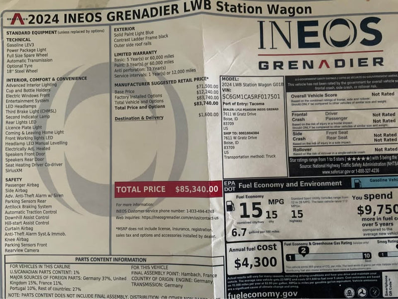 2024 Ineos Grenadier Station Wagon in Boise, ID (photo 9) — photo 9