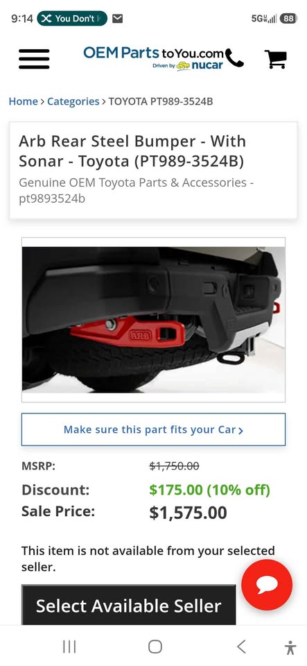 Toyota tacoma rear ARB bumper 2026 in Saltsburg, PA (photo 2)