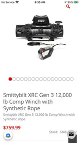 SMITTYBILT 12 K Winch w/ Remote in El Paso, TX (photo 2)